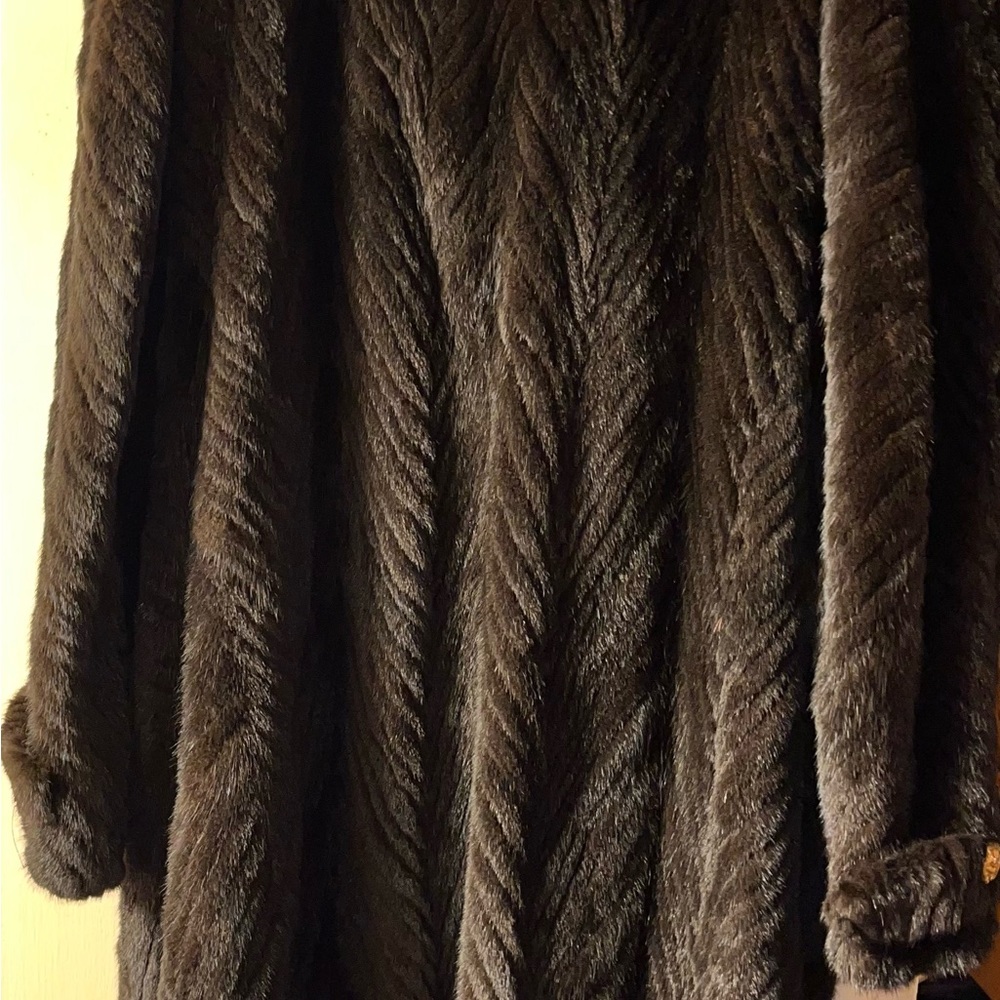 Men’s Big & Talk Full Length Mink Coat - Picture 13 of 16